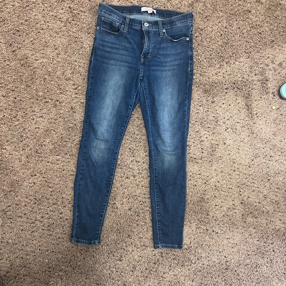 Lucky Brand Blue Skinny Jeans with Stretch